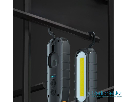 Портативный светодиодный фонарь T62 с магнитом и подвесным крючком